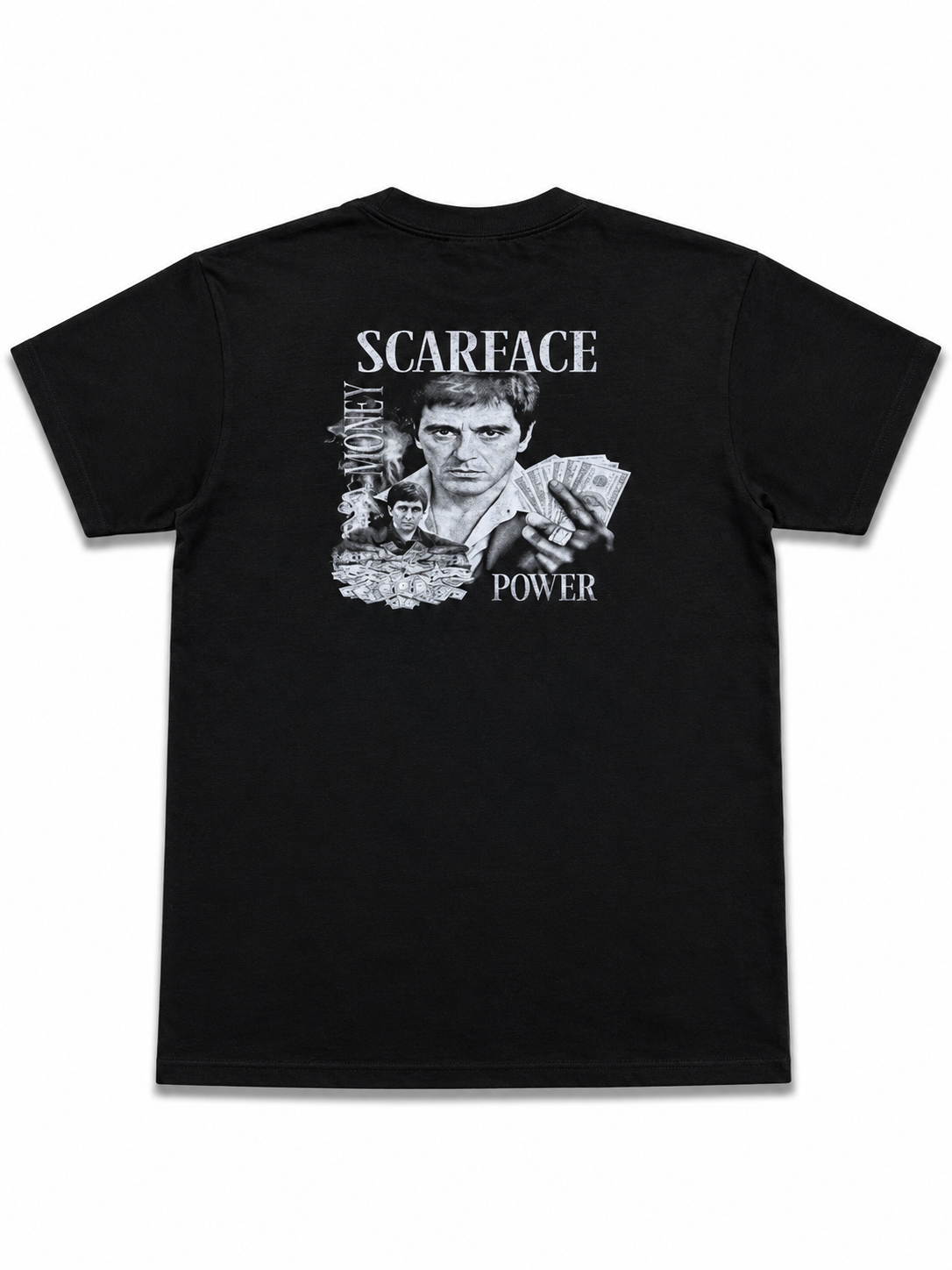 American Printed Tee “Scarface” Black _ CLEARANCE _