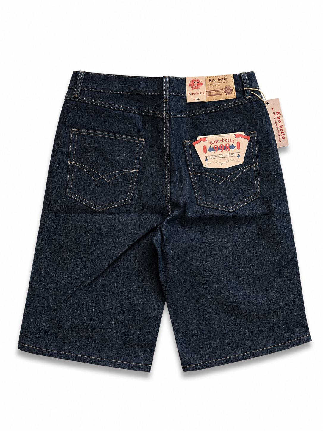 Kno-Betta Denim Shorts - Black or Blue Denim