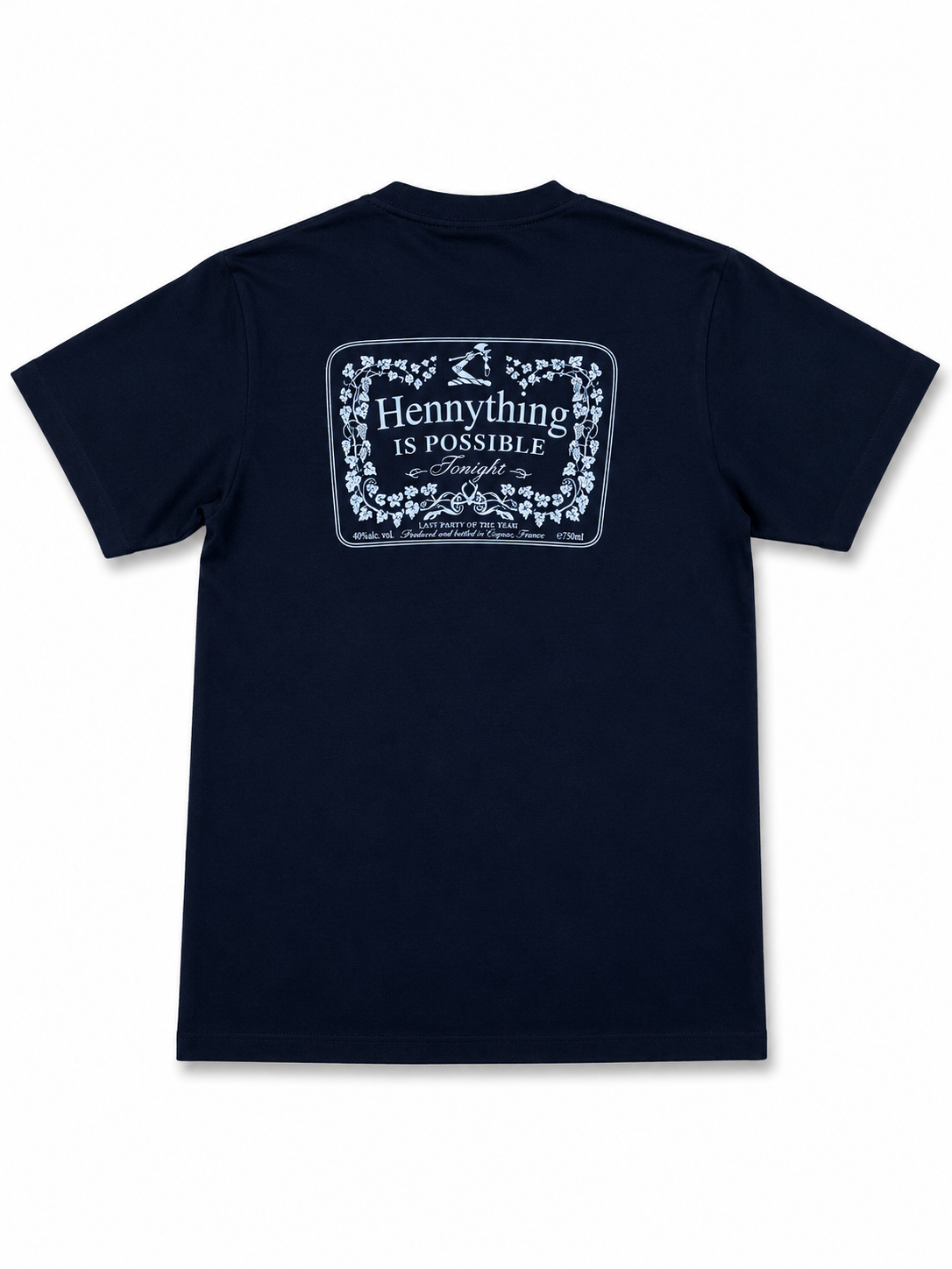 American Printed Tee "Hennything is Possible” / Black _ CLEARANCE _