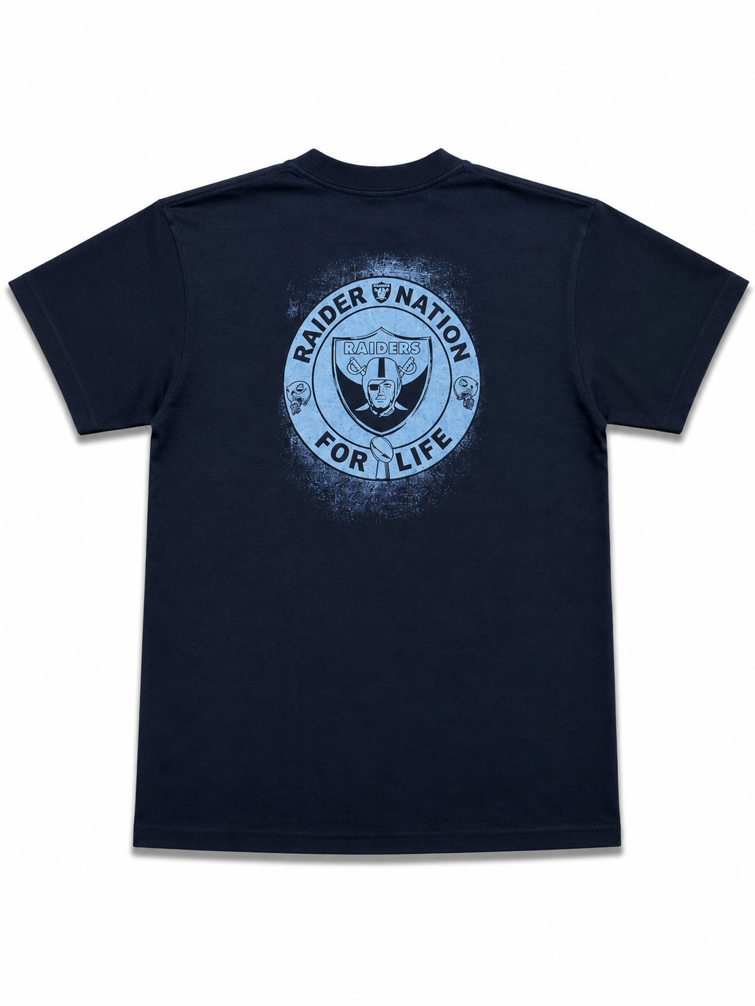 American Printed Tee “Raiders nation_ For Life” / Black _ CLEARANCE _