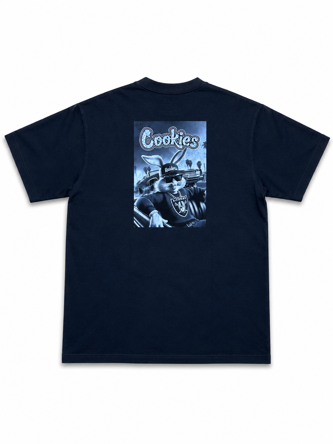 American Printed Tee “Cookies _ Raiders” Black _ CLEARANCE _