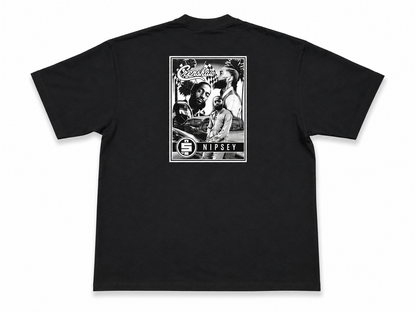American Printed Tee “Nipsey Crenshaw” - Black