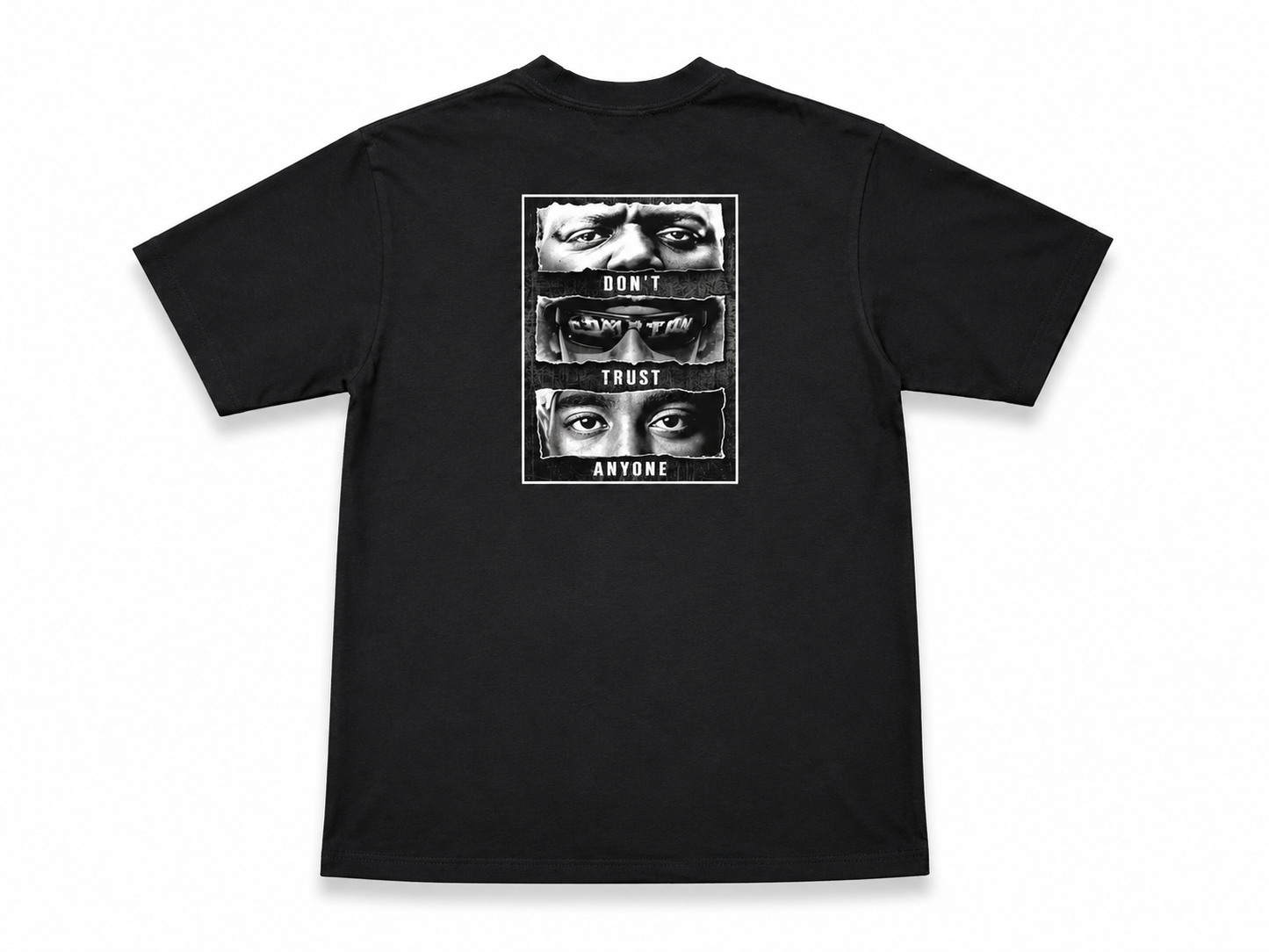 American Printed Tee “Don’t Trust Anyone” - Black