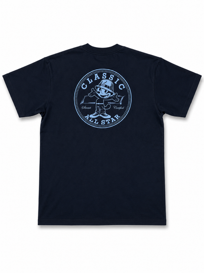 American Printed Tee "Classic All Star” / Black _ CLEARANCE _