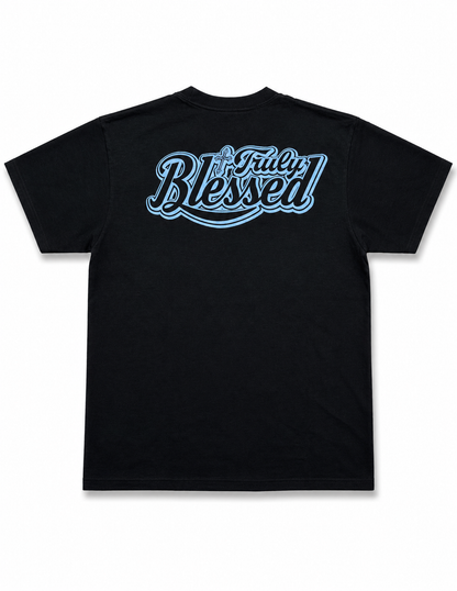 American Printed Tee “Truly Blessed” / Black _ CLEARANCE _