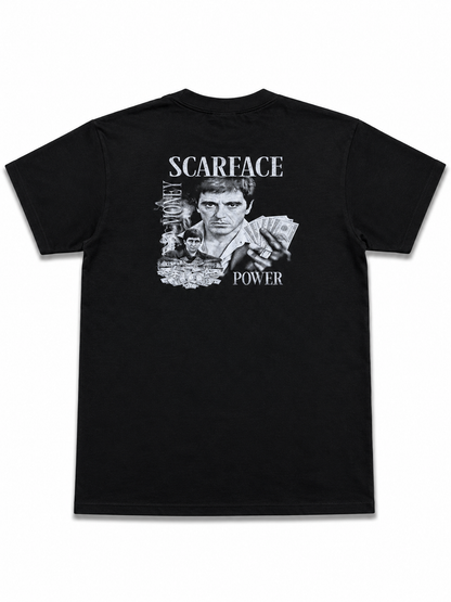 American Printed Tee “Scarface” Black _ CLEARANCE _