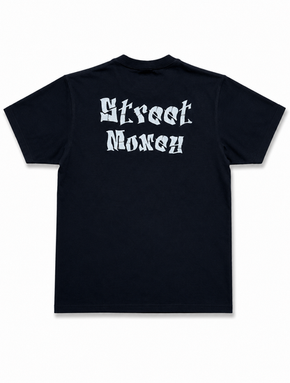American Printed Tee “Street Money_ Pickle” Black _ CLEARANCE _