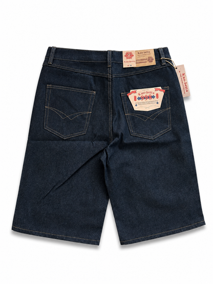 Kno-Betta Denim Shorts -  Black or Blue Denim