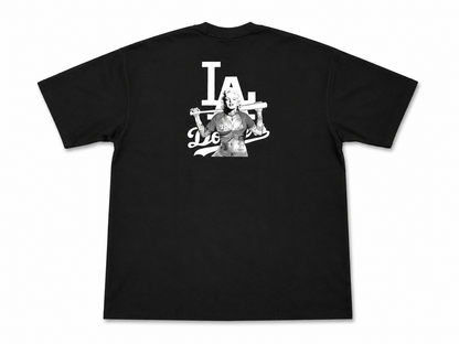 American Printed Tee “LA Dodgers City Marylin” - Black
