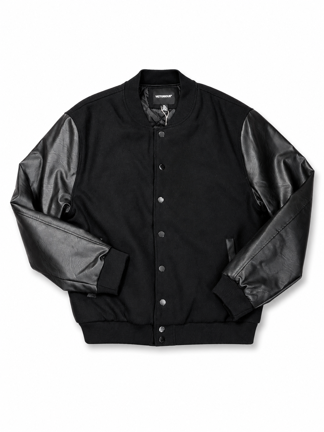 Victorious Padded Varsity Jacket - black