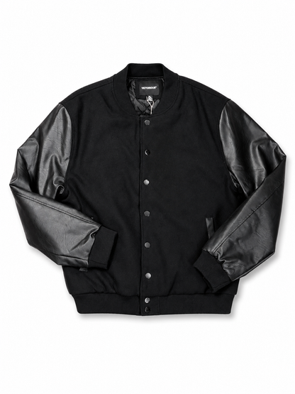 Victorious Padded Varsity Jacket - black