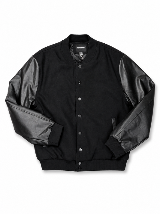 Victorious Padded Varsity Jacket - black