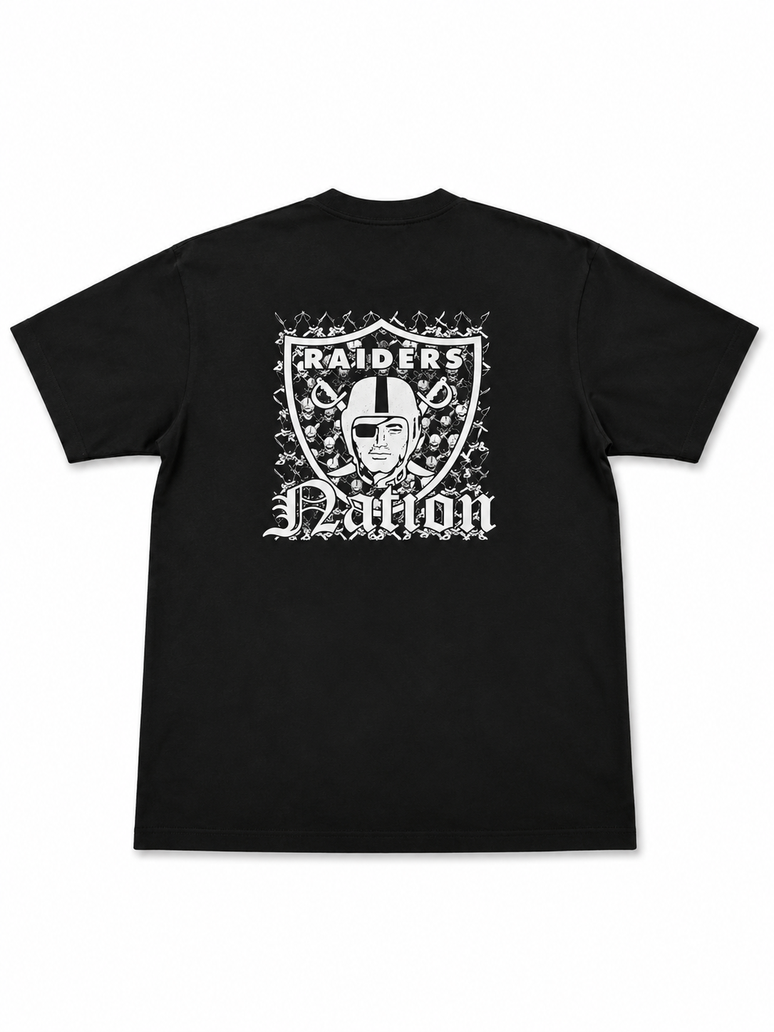 American Printed Tee “Raiders Nation” - Black