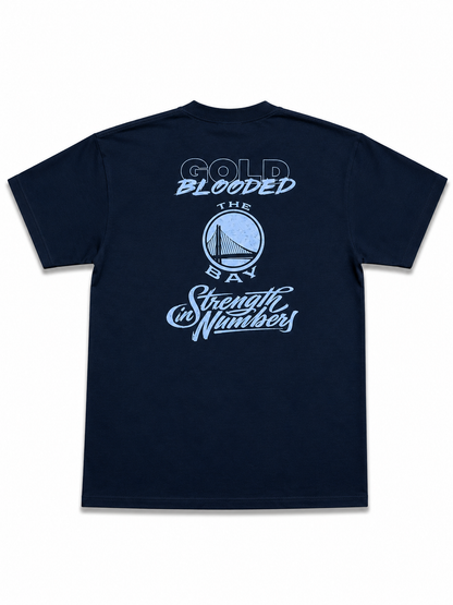 American Printed Tee “Gold_ The Bay”  Black _ CLEARANCE _