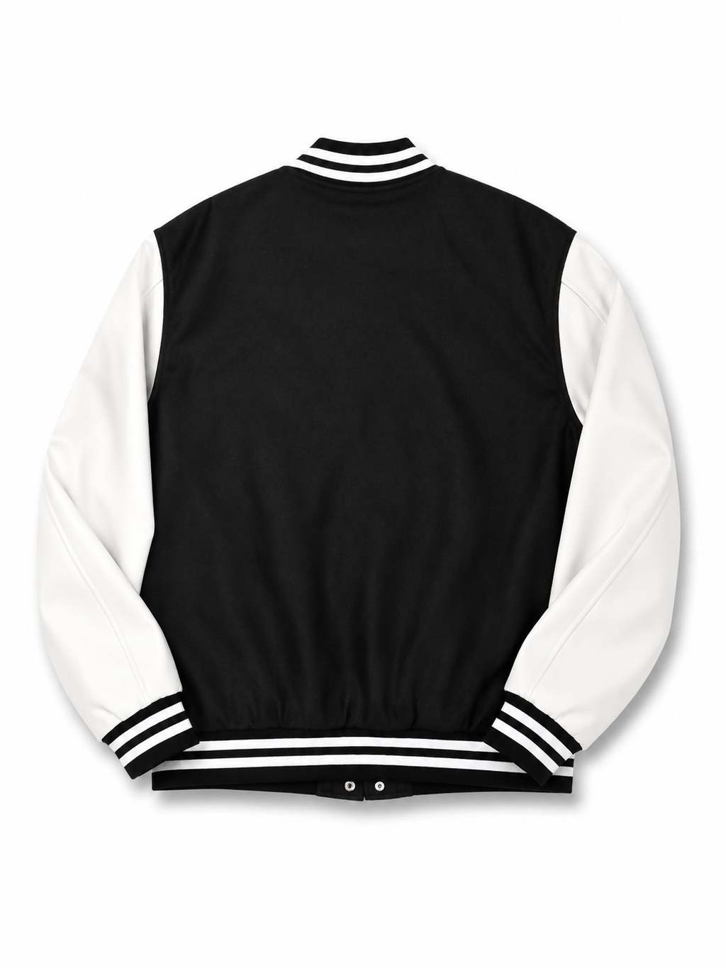 Victorious Padded LA Varsity Jacket - black and white