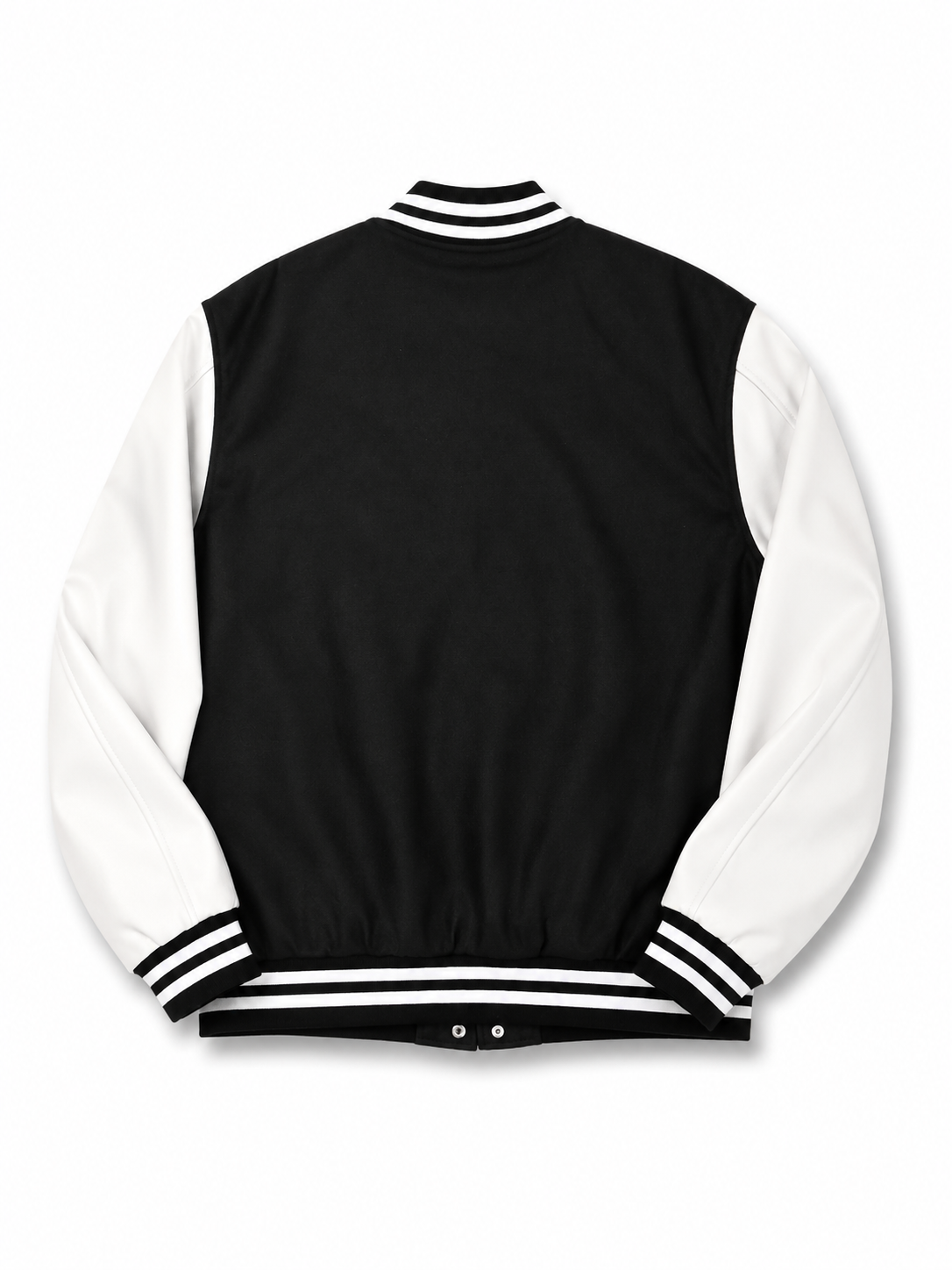Victorious Padded LA Varsity Jacket - black and white