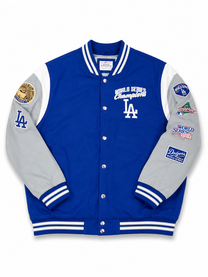 LA Dodgers Varsity Championship Jacket - Royal Blue 5XL