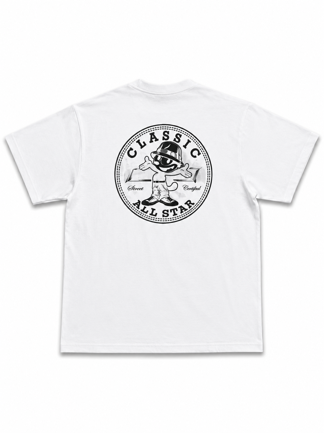 American Printed Tee "Classic All Star” White _ CLEARANCE _
