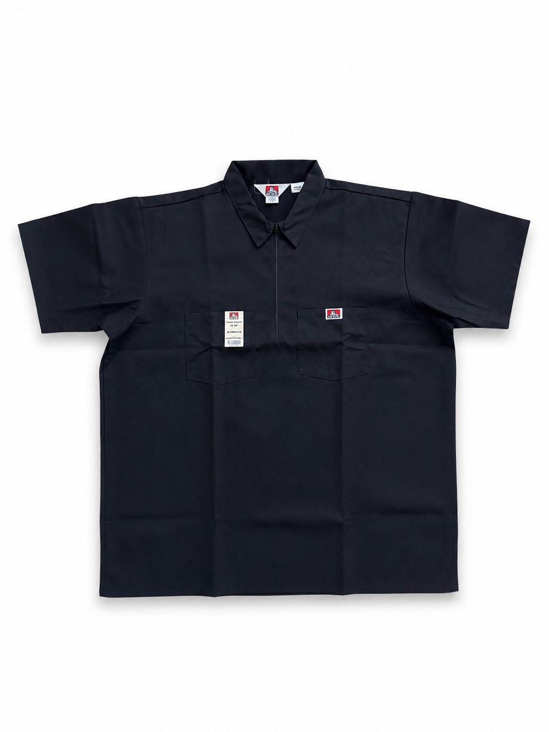 Ben Davis Short Sleeve Solid 1/2 Zip Shirt