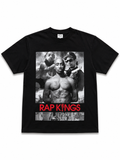 Heavyweight Printed Tee "Rap Kings” - Black