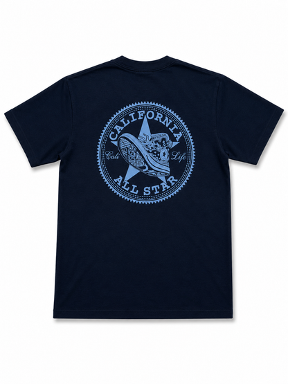 American Printed Tee “California All Star" / Black _ CLEARANCE _