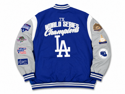 LA Dodgers Varsity Championship Jacket - Royal Blue 5XL