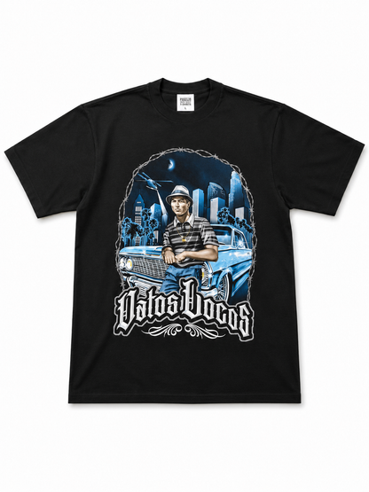 American Printed Tee “Vatos Locos” - Black