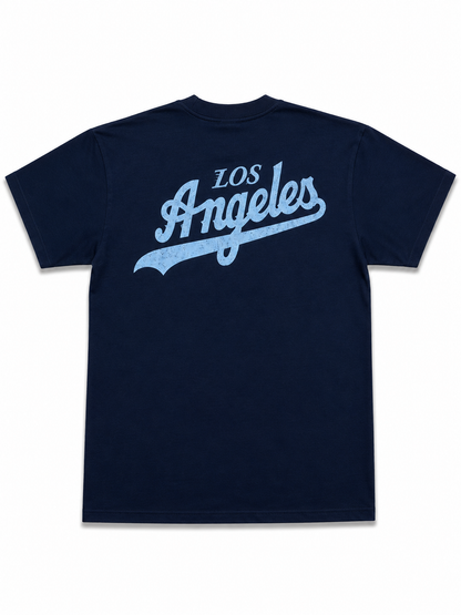 American Printed Tee “Los Angeles _LA” Black