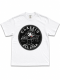 Heavyweight Printed Tee "Classic All Star” - White (CLEARANCE)