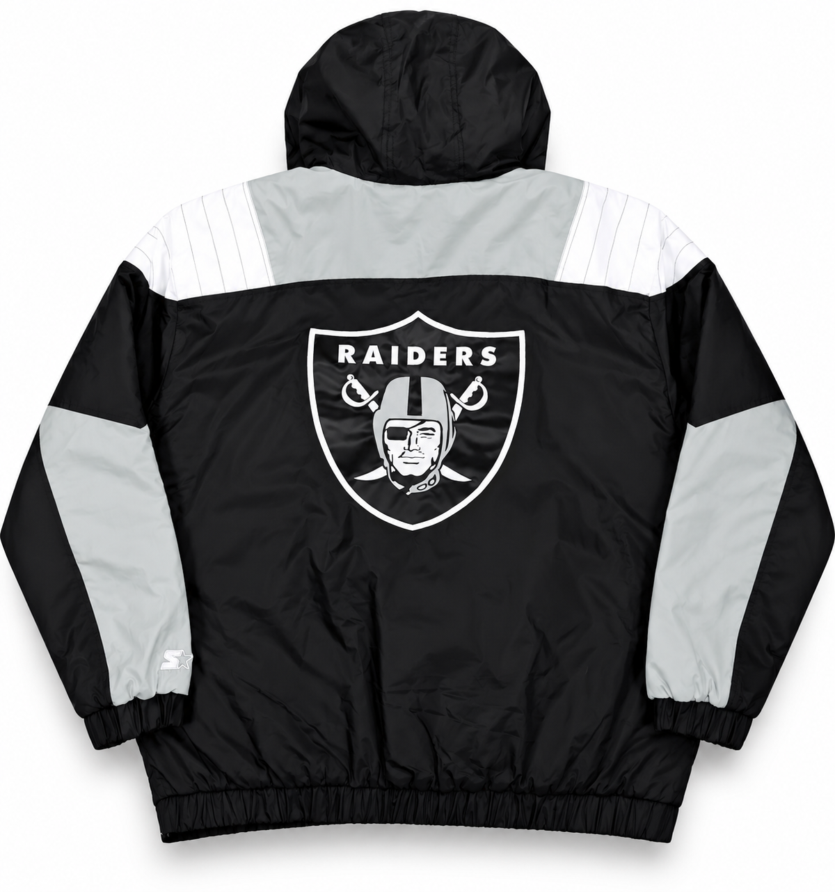 Raiders Starter Jacket - Black/Grey - 2XL