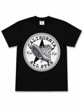 Heavyweight Printed Tee “California All Star" - Black