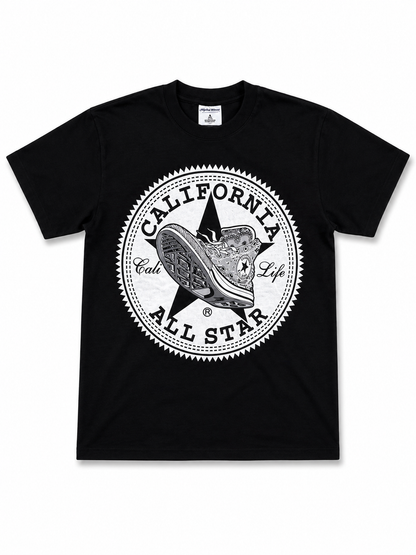 American Printed Tee “California All Star" / Black _ CLEARANCE _