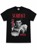 Heavyweight Printed Tee “Scarface” - Black (CLEARANCE)