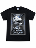 Heavyweight Printed Tee “Dallas Cow Boys” - Black (CLEARANCE)