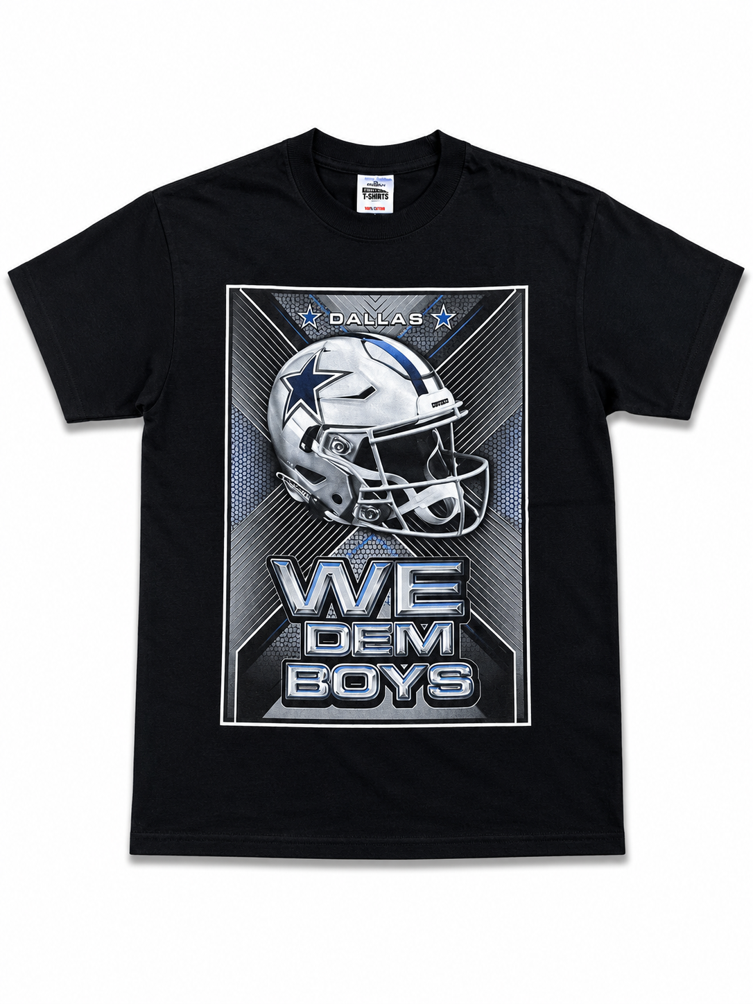 American Printed Tee “Dallas Cow Boys” Black _ CLEARANCE _
