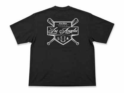 American Printed Tee “LA Dodgers Marilyn Letters”- Black