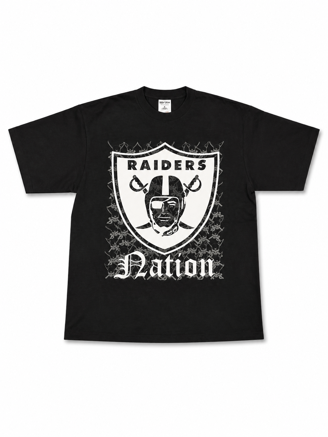 American Printed Tee “Raiders Nation” - Black