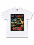 Heavyweight Printed Tee “San Francisco 49ers" - White (CLEARANCE)