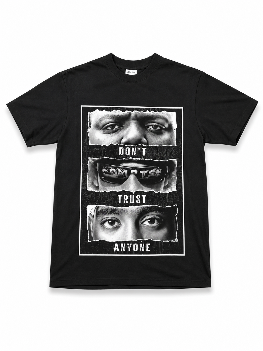American Printed Tee “Don’t Trust Anyone” - Black