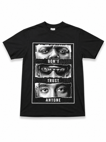 American Printed Tee “Don’t Trust Anyone” - Black
