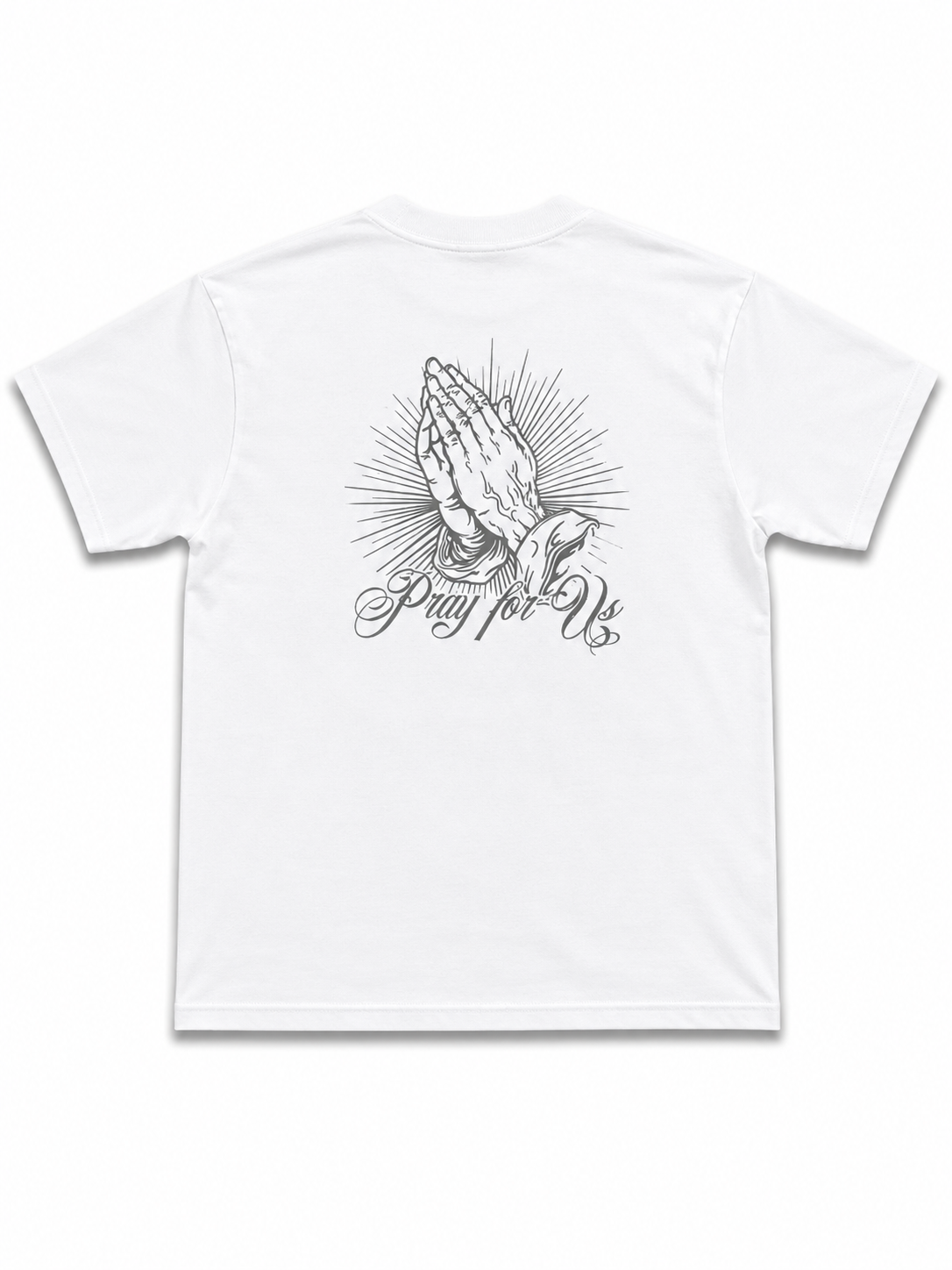 American Printed Tee “Forgive Me Mother” White _ CLEARANCE _