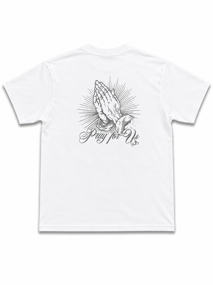 American Printed Tee “Forgive Me Mother” White _ CLEARANCE _